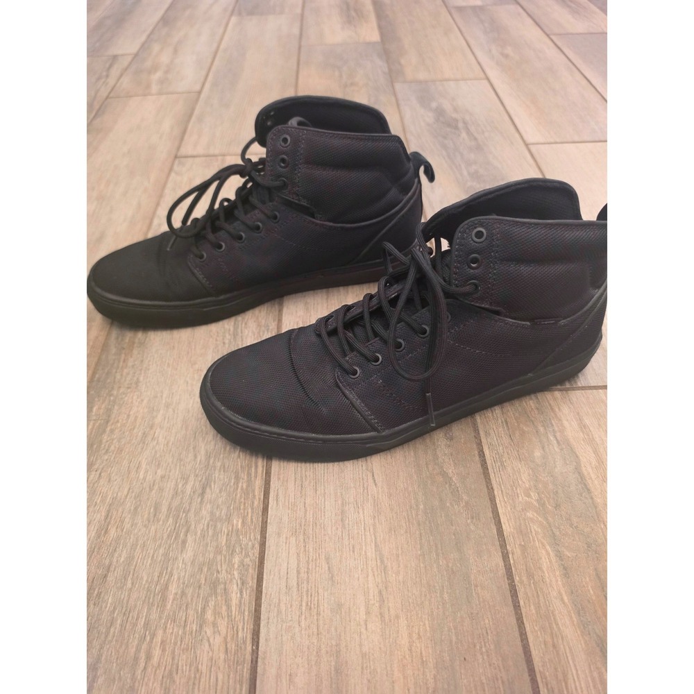 Vans OTW Alomar Triple Black Ballistic Nylon High Top Sneakers Mens 11.5